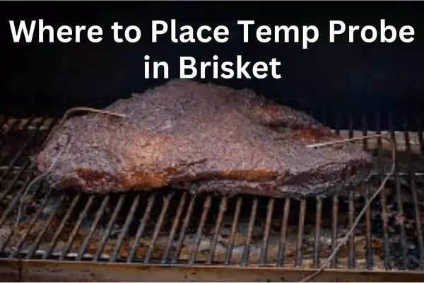 Where to place temp probe in brisket