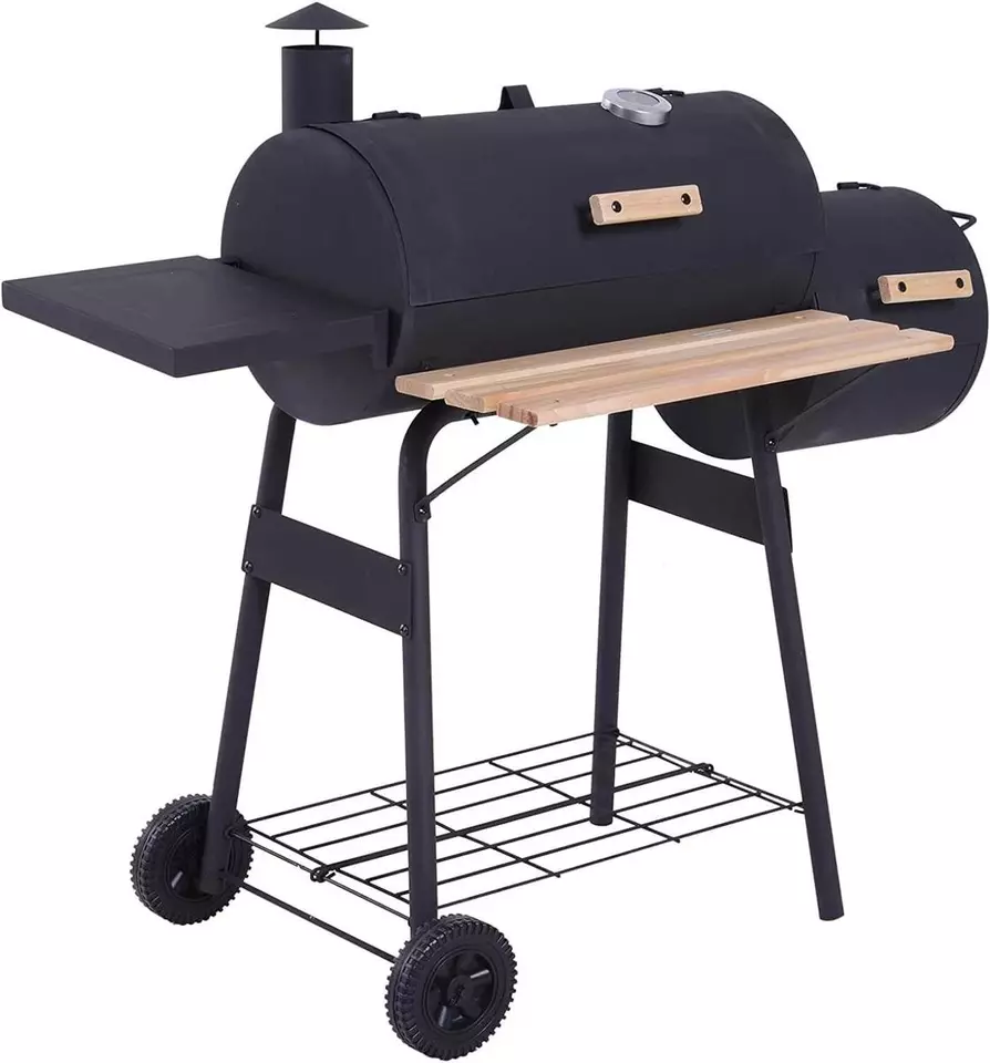 Outsunny 48 Steel Portable Backyard Charcoal BBQ Grill 1