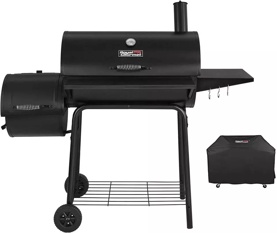 Royal Gourmet CC1830SC Charcoal Grill Offset Smoker 4